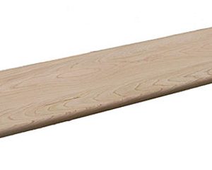 Square Edge Stair Tread with Return -Left