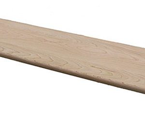 Square Edge Stair Tread with Return - Right