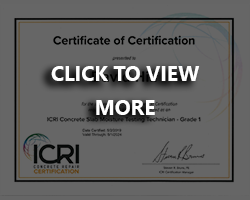 Concrete Inspection Certifications & Licenses