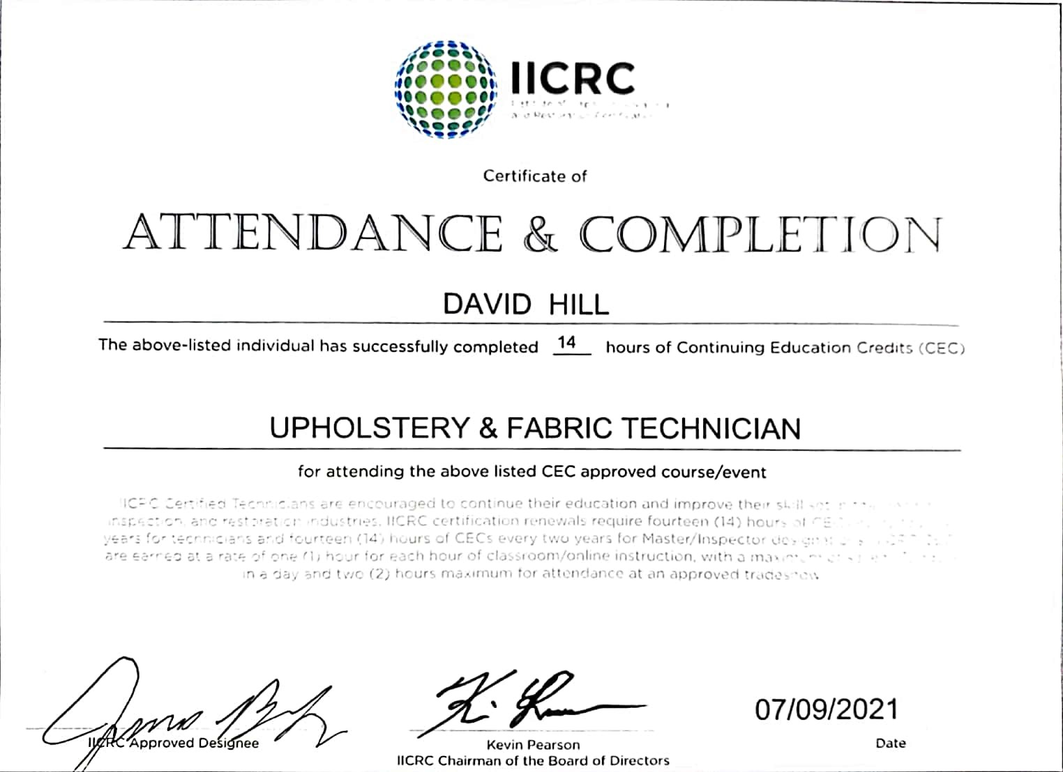 IICRI-Upholstery-and-Fabric-Technician